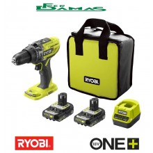 TRAPANO / AVVITATORE A PERCUSSIONE 18V. LITIO RYOBI ART. R18PD3-220S (2 x 2.0 Ah)